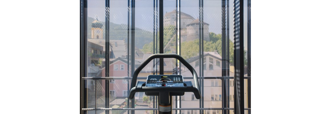 Seminarraum: Fitnessraum mit Blick auf die Festung Kufstein
(3 Kardiogeräte) - arte Hotel Kufstein