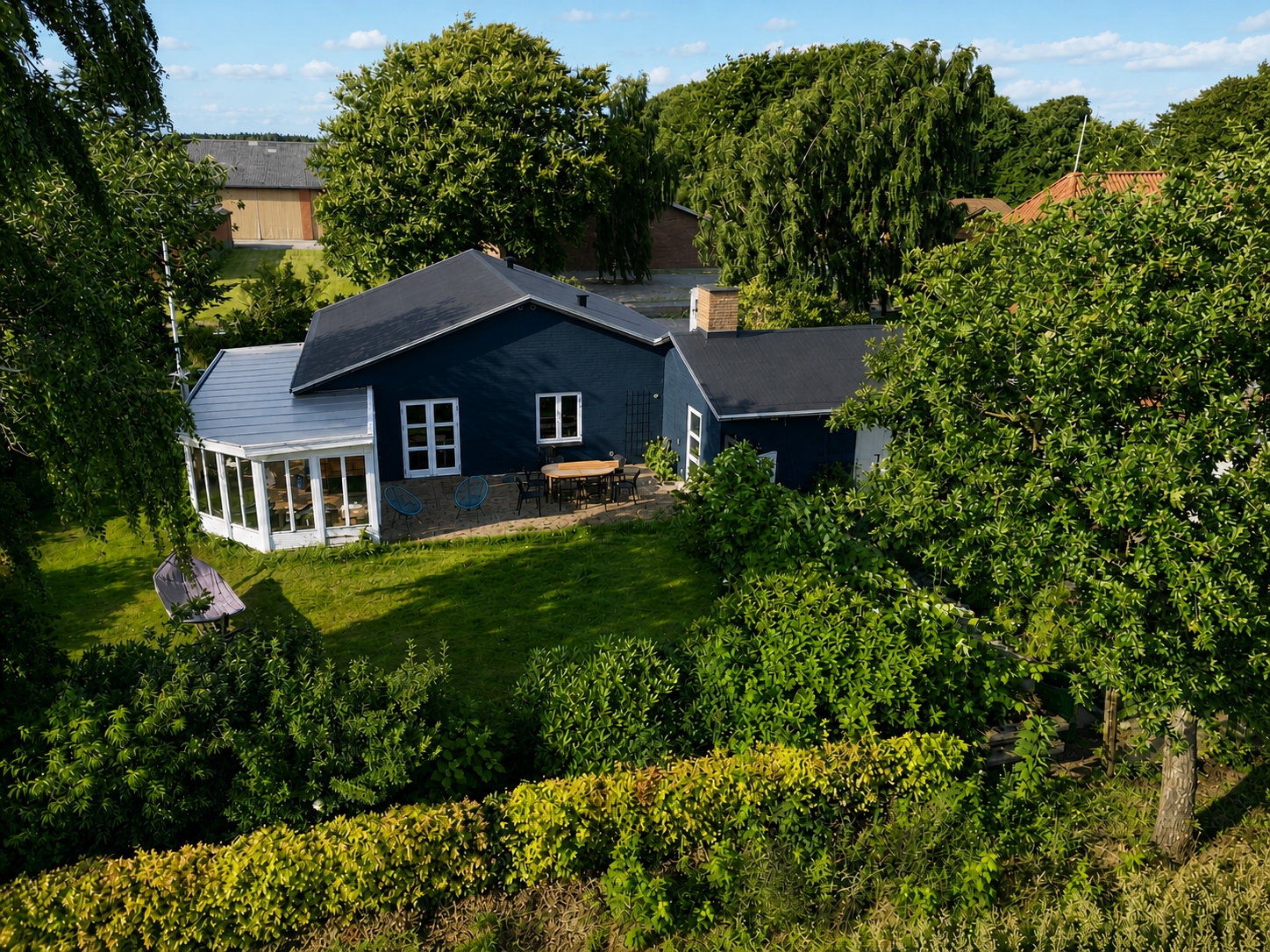 Tagungshotels - Mahlzeiten: Buffetform möglich - Seminarhaus mit Garten - Ländliches Seminarhaus in Süddänemark
