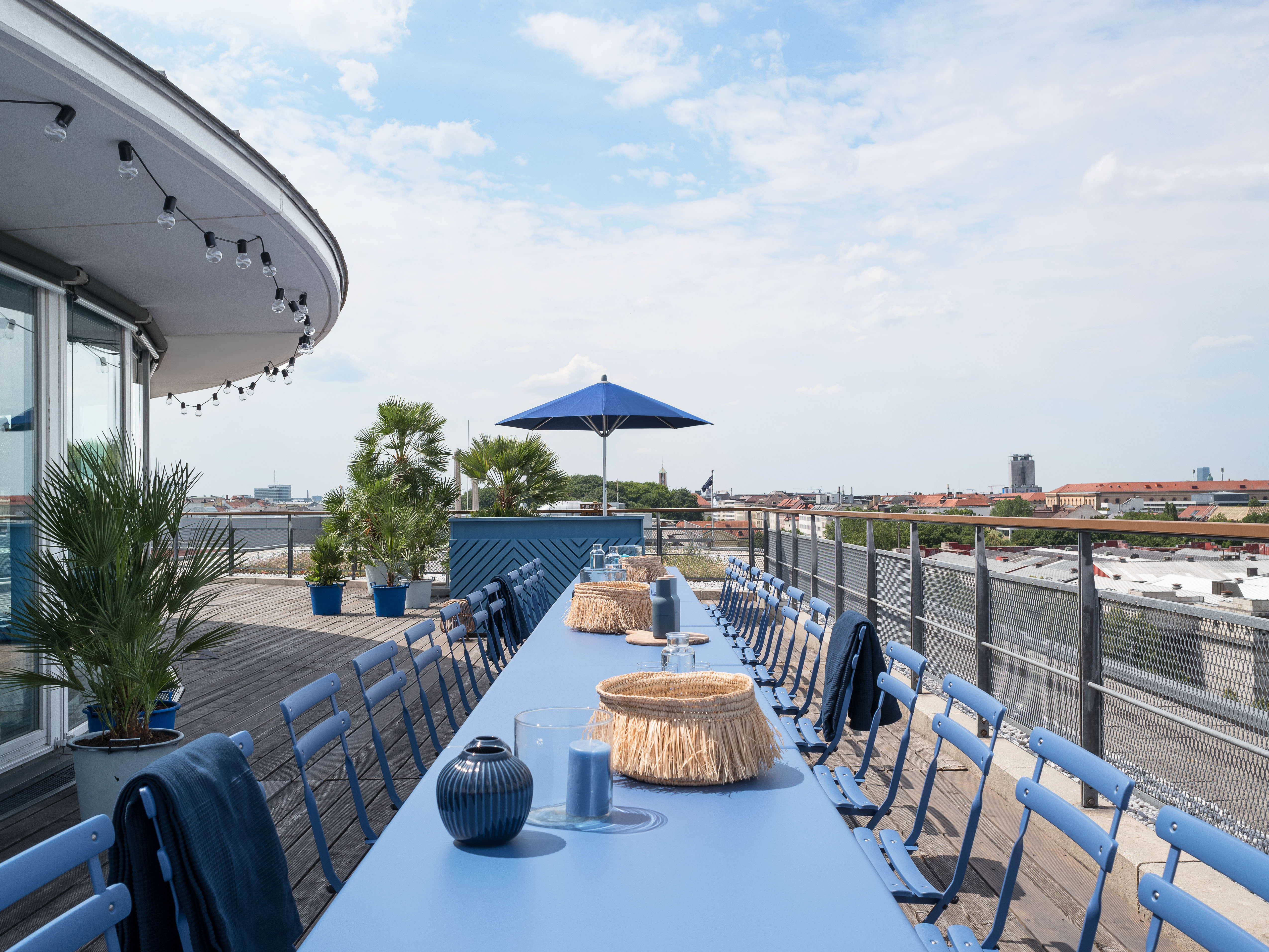 OutOfOffice München-Eisbach Räume Dachterrasse