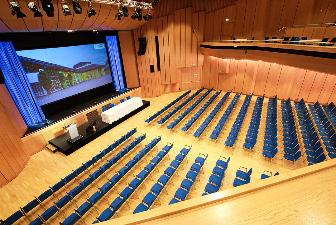 Stadthalle Erding Räume Großer Saal