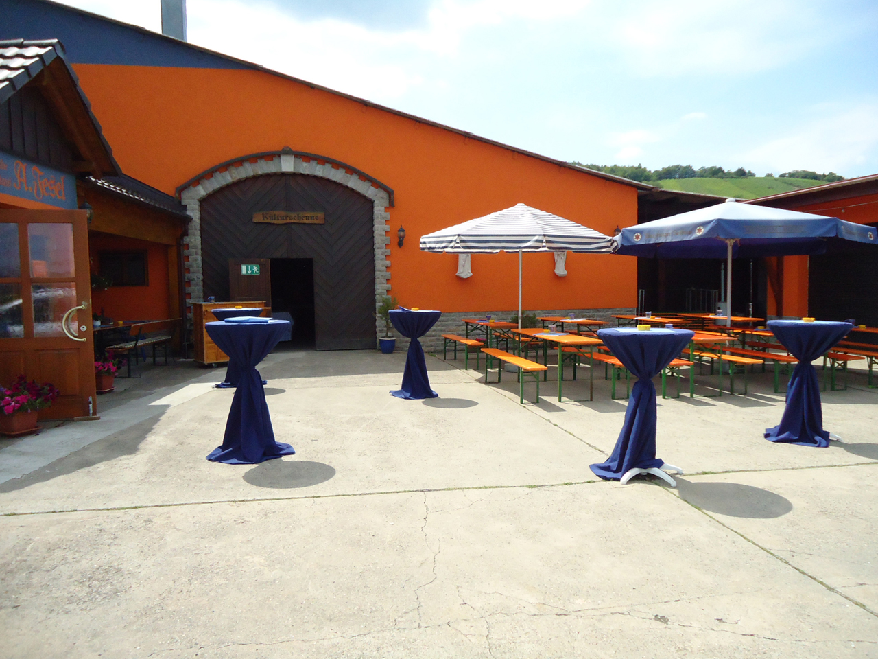 Kultur Scheune Räume Hof