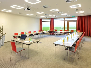 Seminarraum: Auch für firmeninterne Meetings und Tagungen bietet das Falkensteiner Bad Leonfelden das richtige Ambiente. - Falkensteiner Bad Leonfelden