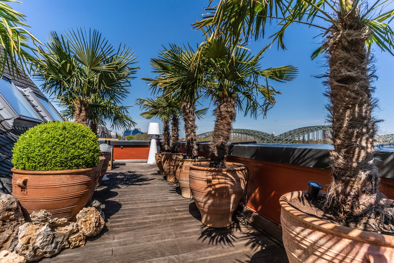 RHEINLOFT COLOGNE Räume Dachgarten (600qm)
