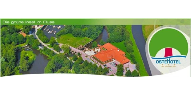 Tagungshotels - Abhörsicher: Einzelne Räume - Luftaufnahme - Oste-Hotel