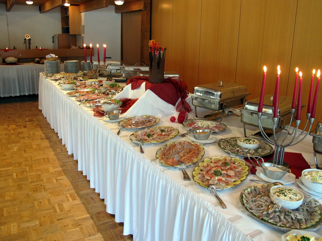 Seminarraum: Catering Buffet - Oste-Hotel