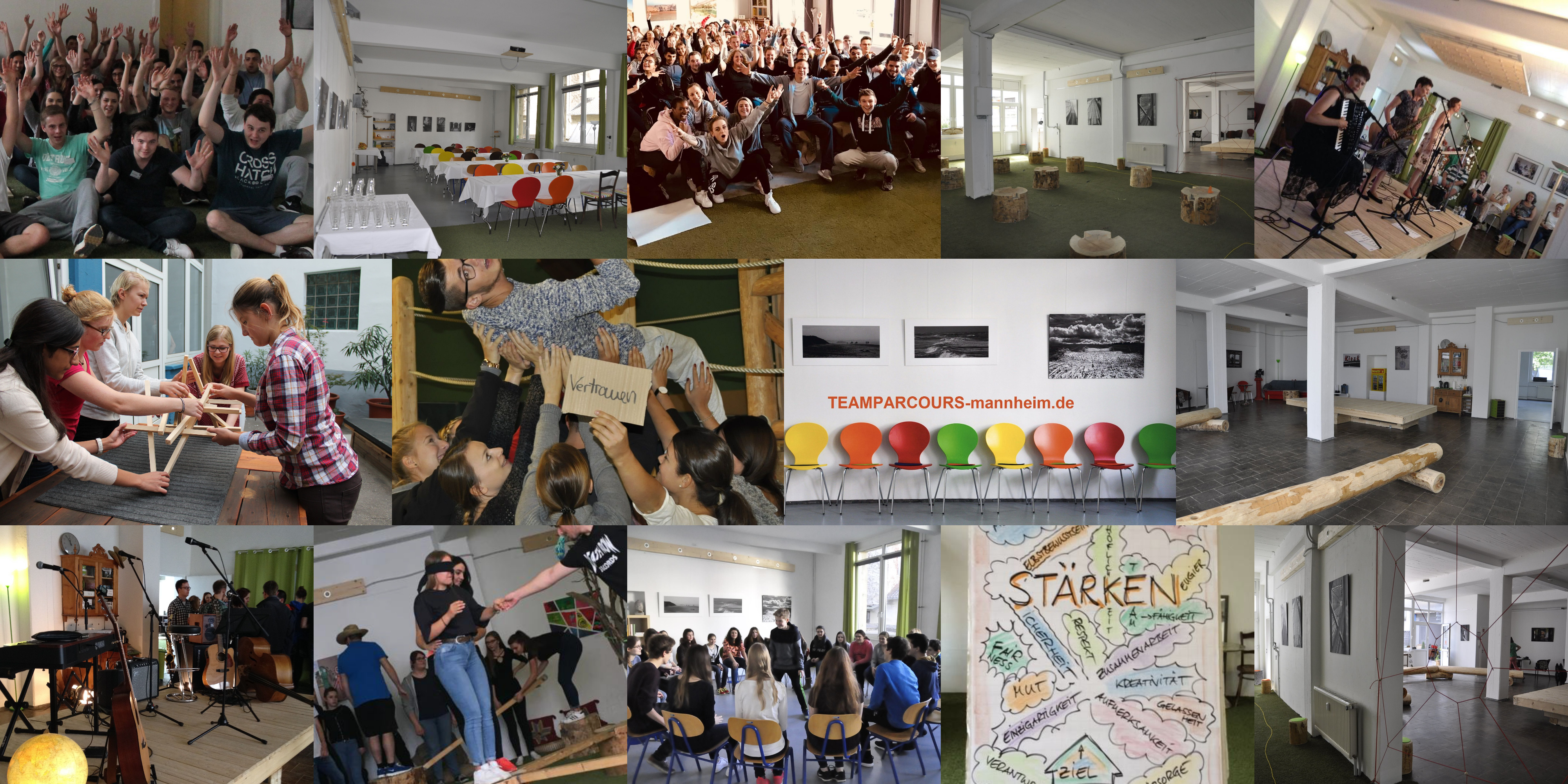 Seminarraum: Raum auf Zeit Mannheim, Teamparcours-mannheim.de