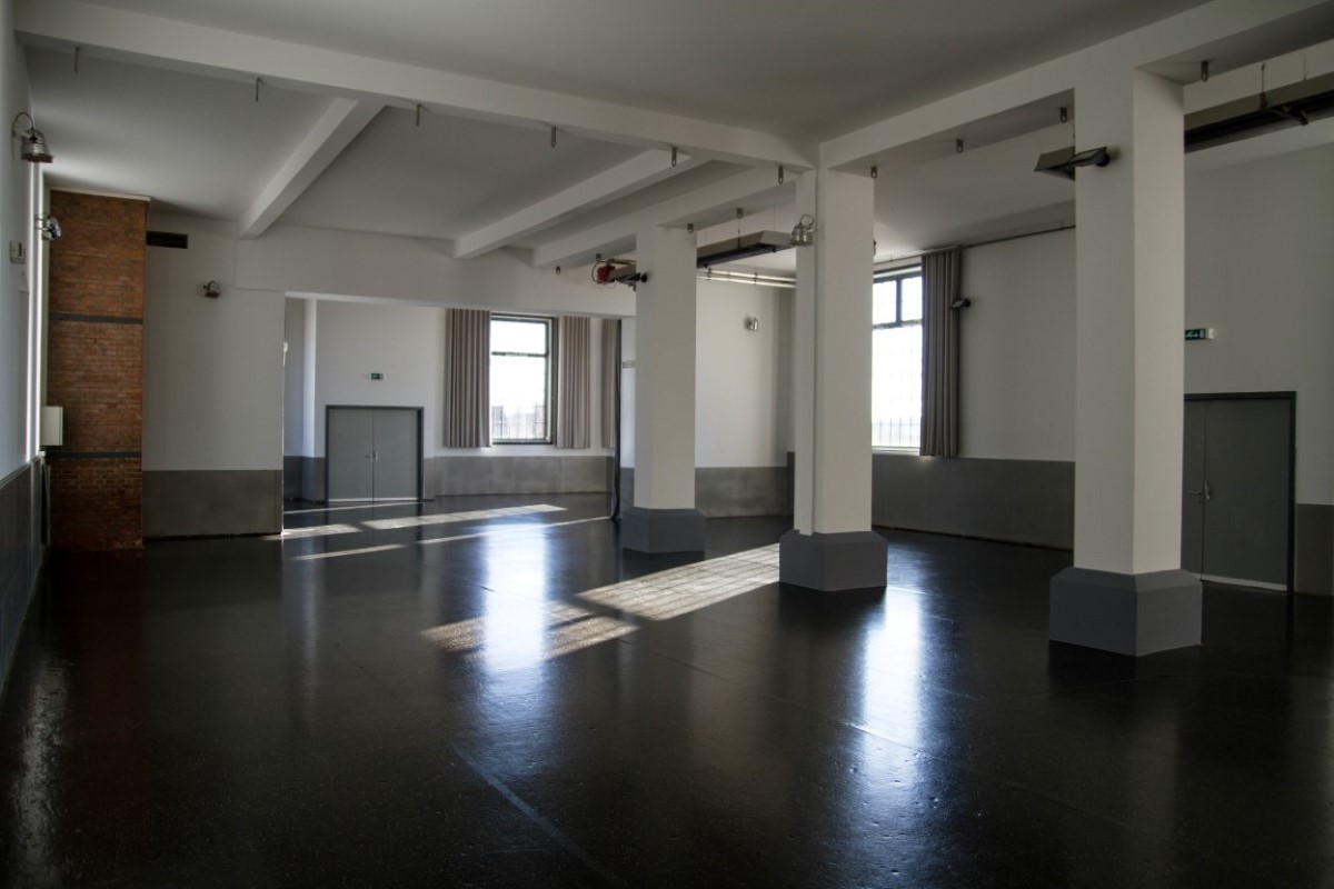 Seminarraum: Extraktionshalle/Heizhaus leer - Seifenfabrik Veranstaltungszentrum