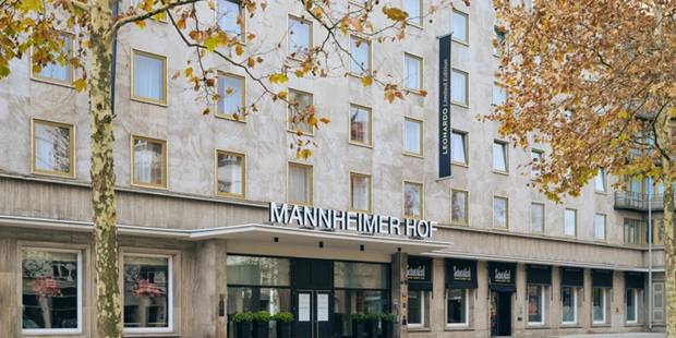Tagungshotels - Abhörsicher: Einzelne Räume - Hotel Fassade  - Hotel Mannheimer Hof - Leonardo Limited Edition