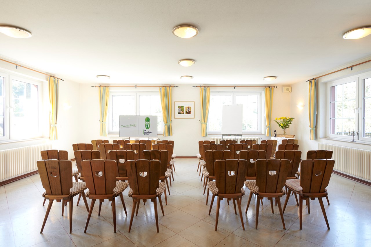 The Conscious Farmer Trainingcenter  Räume Seminarraum