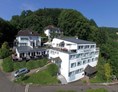 Seminarraum: Außenansicht von oben - Benessere Hotelbetriebs GmbH - Waldhotel Soodener-Hof