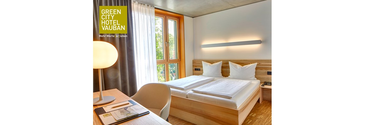 Seminarraum: Standardzimmer / Rechteinhaber: © Green City Hotel Vauban - Green City Hotel Vauban 