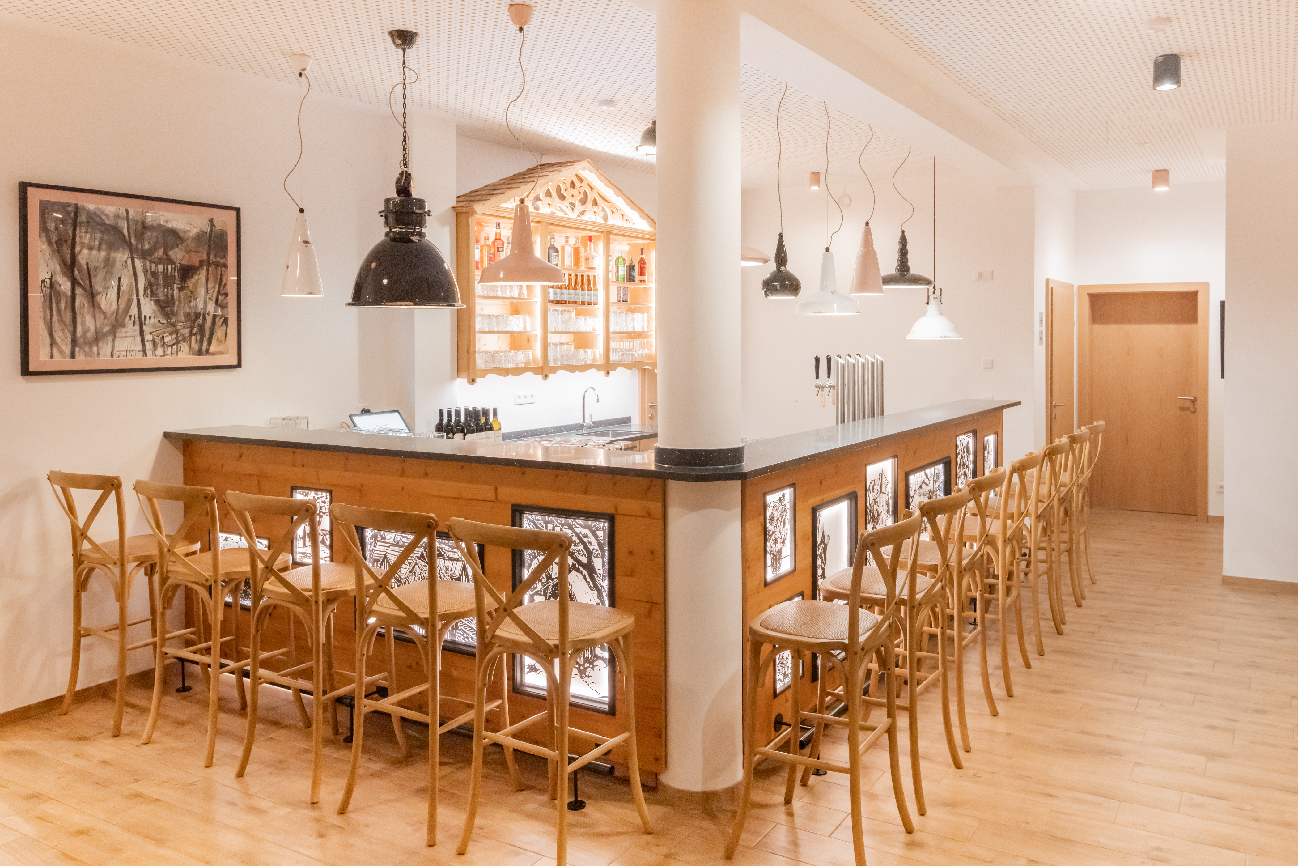 Seminarraum: Kobinger Bar im Veranstaltungsgebäude Klangwerkstatt Zloam - Narzissendorf Zloam - Grundlsee