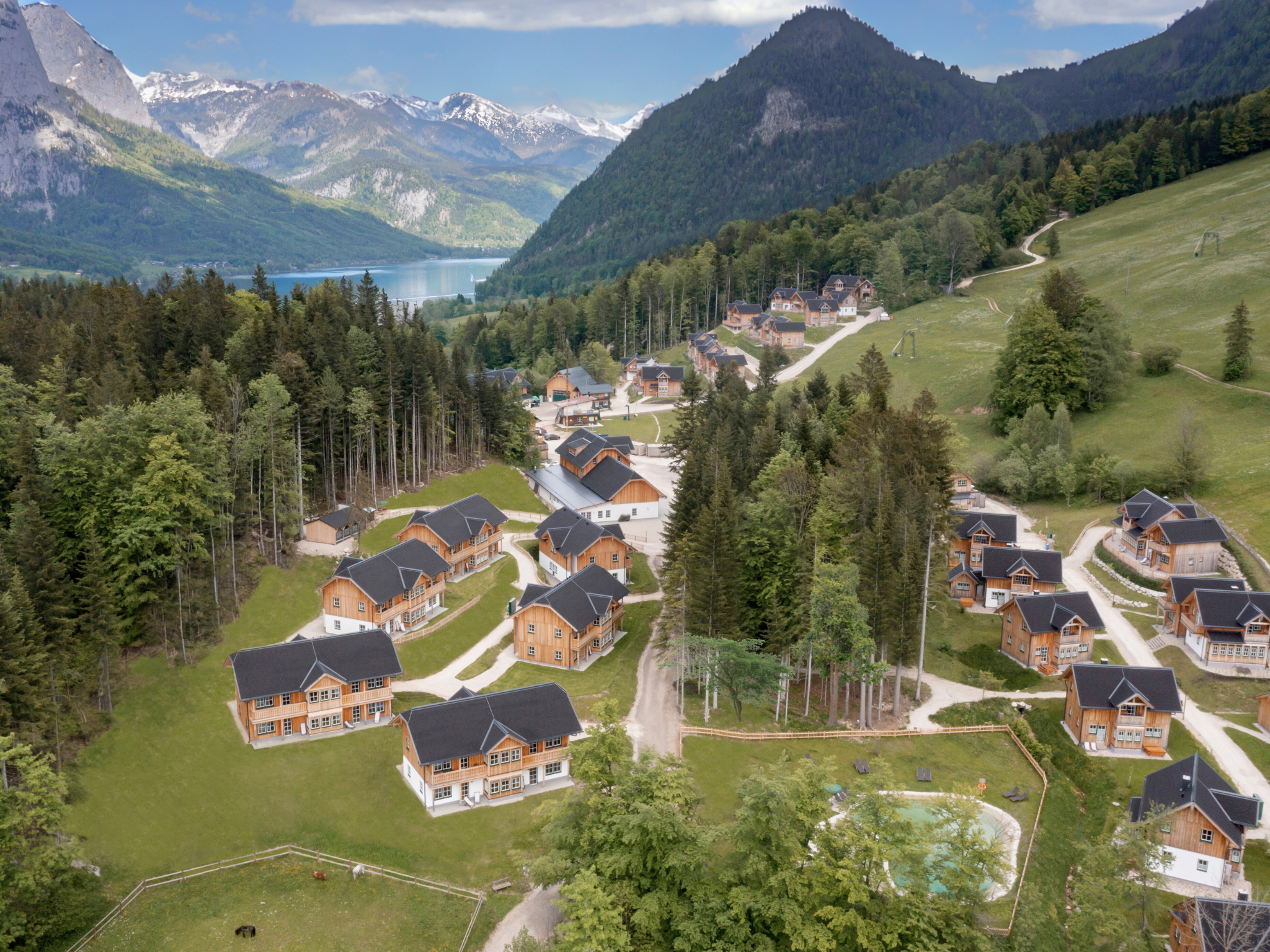 Seminarraum: Narzissendorf Zloam mit Pferdekoppeln, Naturbadeteich, Grundlsee und Bergpanorama - Narzissendorf Zloam - Grundlsee