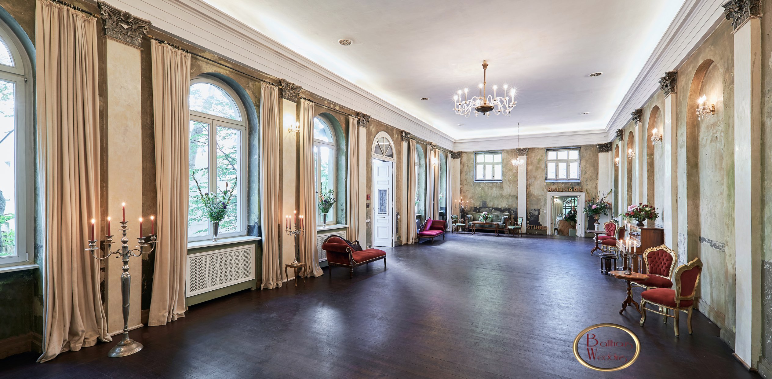 Ballhaus Wedding Räume Ballsaal