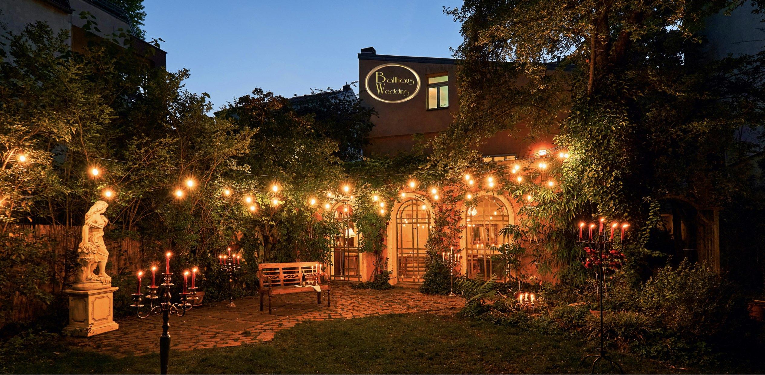 Ballhaus Wedding Räume Garten