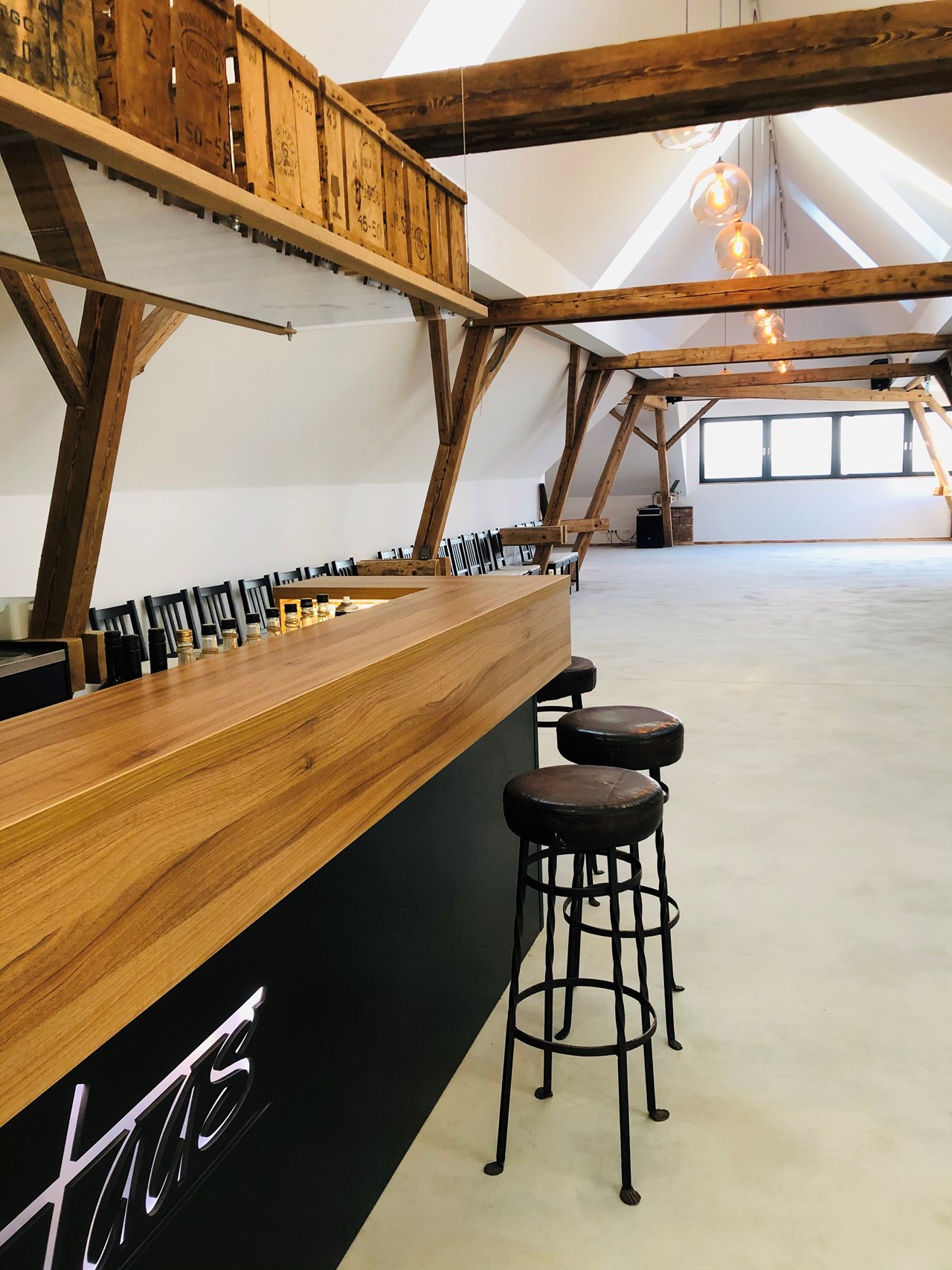 Seminare am Obstweingut Haas  Räume Der große Seminarraum