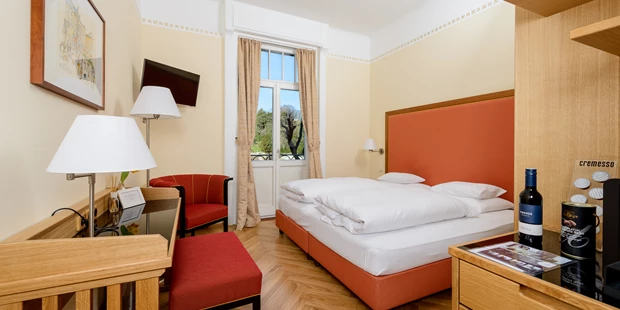Tagungshotels - Beamer und Leinwand - Zimmer mit Balkon - Ines Dombois