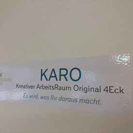 Seminarraum: Tagungsraum KARO im Restaurant 4Eck Garmisch-Partenkirchen - Eventraum KARO